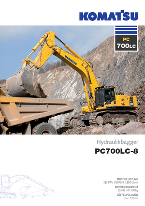 Bageri gusjeničari Komatsu PC700LC-8