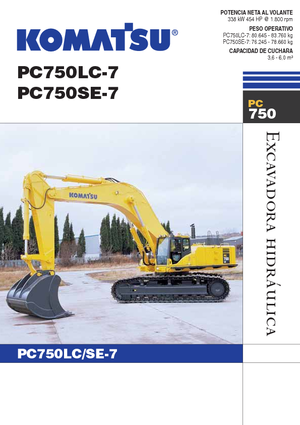 Bageri gusjeničari Komatsu PC750LC-7