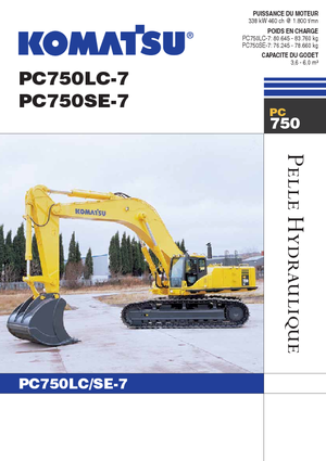 Bageri gusjeničari Komatsu PC750LC-7