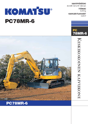 Bageri gusjeničari Komatsu PC78MR-6