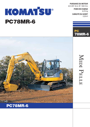 Bageri gusjeničari Komatsu PC78MR-6