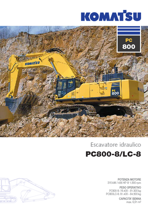 Bageri gusjeničari Komatsu PC800-8 E0
