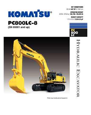 Bageri gusjeničari Komatsu PC800-8 E0