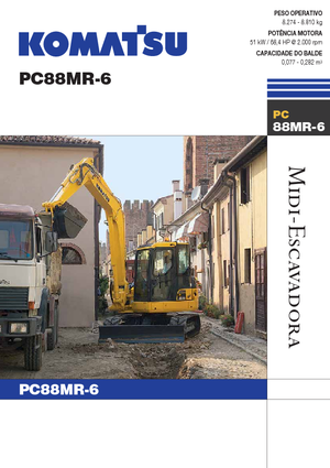 Bageri gusjeničari Komatsu PC88MR-6