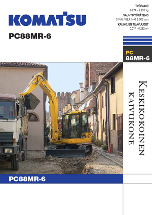 Bageri gusjeničari Komatsu PC88MR-6