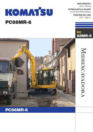 Bageri gusjeničari Komatsu PC88MR-6