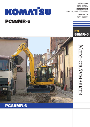 Bageri gusjeničari Komatsu PC88MR-6