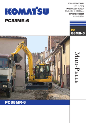 Bageri gusjeničari Komatsu PC88MR-6