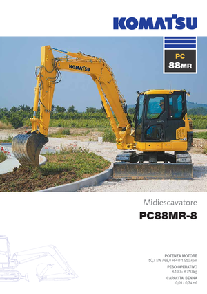 Bageri gusjeničari Komatsu PC88MR-8