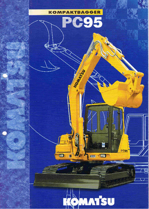 Bageri gusjeničari Komatsu PC95 -1