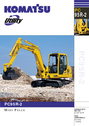Bageri gusjeničari Komatsu PC95R-2