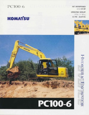 Bageri gusjeničari Komatsu PC100-6