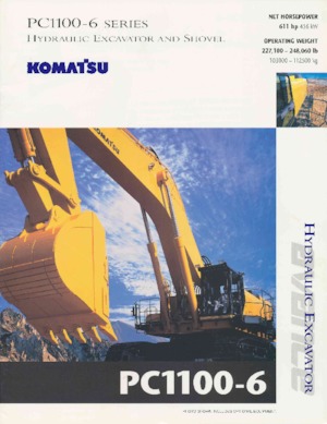 Bageri gusjeničari Komatsu PC1100-6