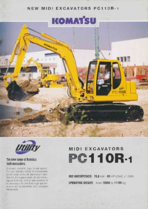 Bageri gusjeničari Komatsu PC110R-1