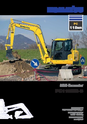 Bageri gusjeničari Komatsu PC118MR-8