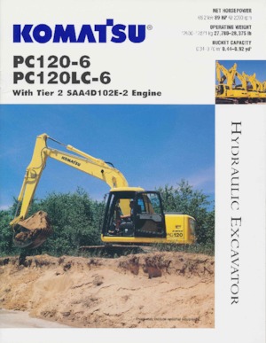Bageri gusjeničari Komatsu PC120-6