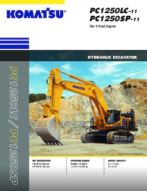 Bageri gusjeničari Komatsu PC1250SP-11