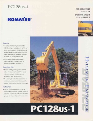 Bageri gusjeničari Komatsu PC128US-1