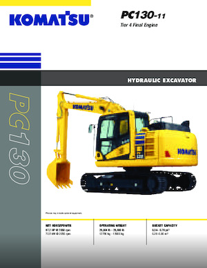 Bageri gusjeničari Komatsu PC130-11