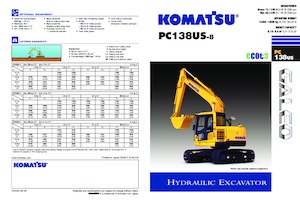 Bageri gusjeničari Komatsu PC138US-8