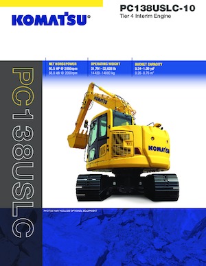 Bageri gusjeničari Komatsu PC138USLC-10