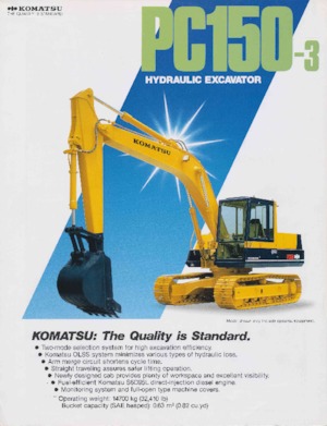 Bageri gusjeničari Komatsu PC150-3