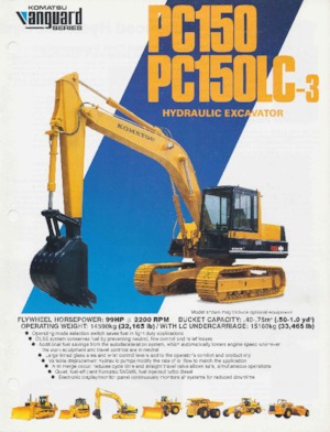 Bageri gusjeničari Komatsu PC150