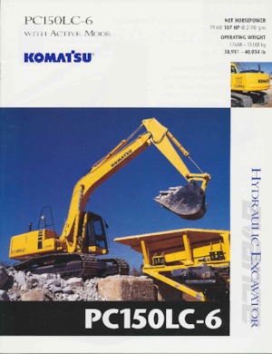 Bageri gusjeničari Komatsu PC150LC-6