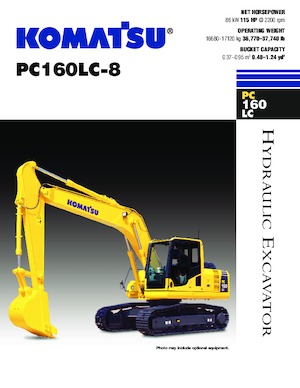 Bageri gusjeničari Komatsu PC160LC-8