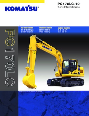 Bageri gusjeničari Komatsu PC170LC-10
