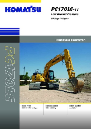 Bageri gusjeničari Komatsu PC170LC-11 LGP