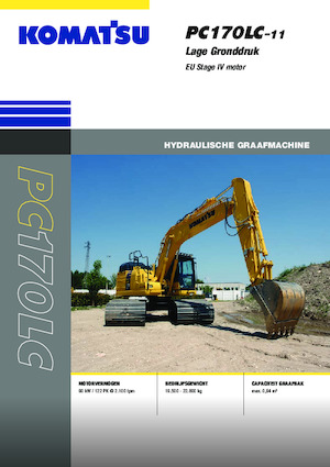 Bageri gusjeničari Komatsu PC170LC-11 LGP