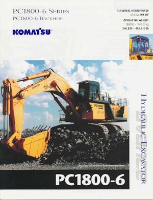 Bageri gusjeničari Komatsu PC1800-6