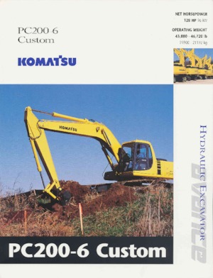 Bageri gusjeničari Komatsu PC200-6