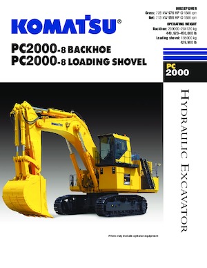Bageri gusjeničari Komatsu PC2000-8