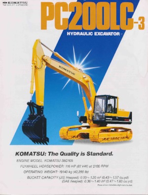 Bageri gusjeničari Komatsu PC200LC-3