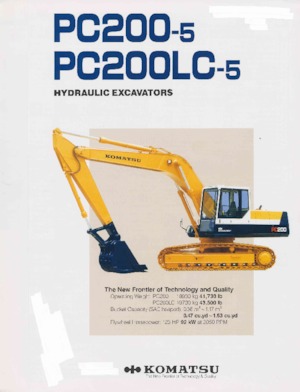 Bageri gusjeničari Komatsu PC200-5