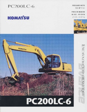 Bageri gusjeničari Komatsu PC200-6