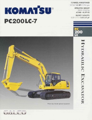Bageri gusjeničari Komatsu PC200LC-7