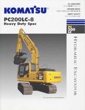Bageri gusjeničari Komatsu PC200-8