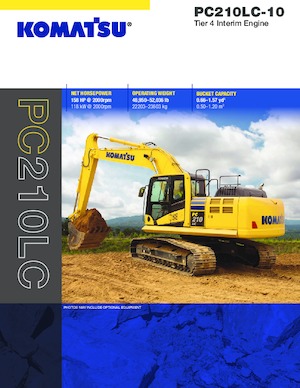 Bageri gusjeničari Komatsu PC210LC-10