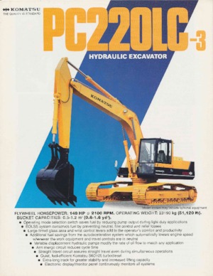 Bageri gusjeničari Komatsu PC220LC-3