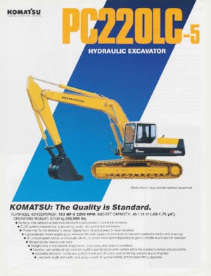 Bageri gusjeničari Komatsu PC220-5