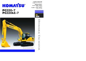Bageri gusjeničari Komatsu PC220LC-7