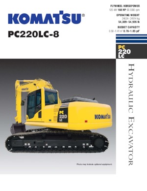 Bageri gusjeničari Komatsu PC220-8