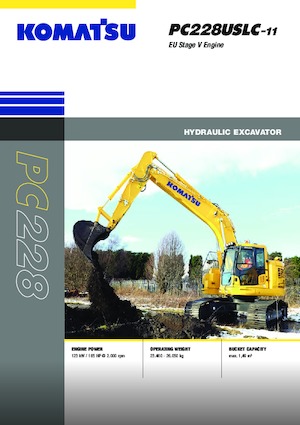 Bageri gusjeničari Komatsu PC228USLC-11E0