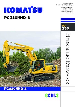 Bageri gusjeničari Komatsu PC230NHD-8