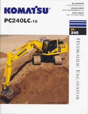 Bageri gusjeničari Komatsu PC240LC-10