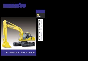 Bageri gusjeničari Komatsu PC270-7