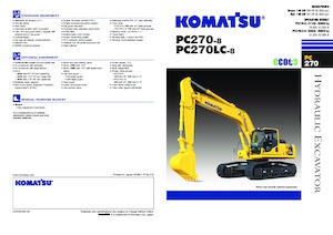 Bageri gusjeničari Komatsu PC270-8